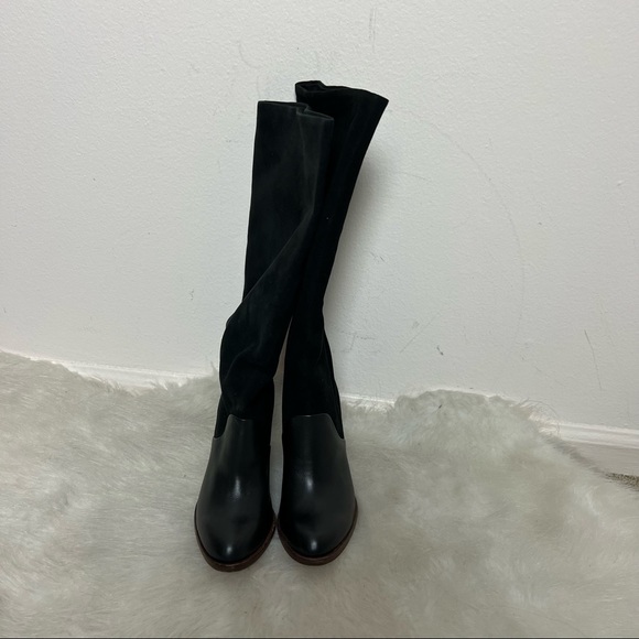 NWB Splendid Sullie Suede Leather Heel Riding Knee High Boots - Picture 7 of 15